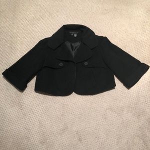 Zara Cropped Jacket - Black